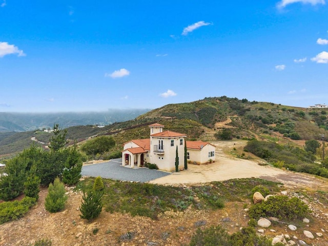 2389 Eric Rd, Fallbrook, CA 92028 - view from above of property featuring a mountain backdrop