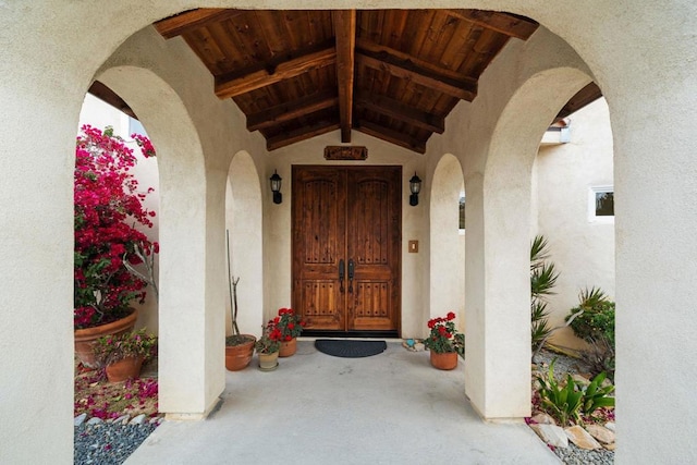 2389 Eric Rd, Fallbrook, CA 92028 - property entrance with stucco siding