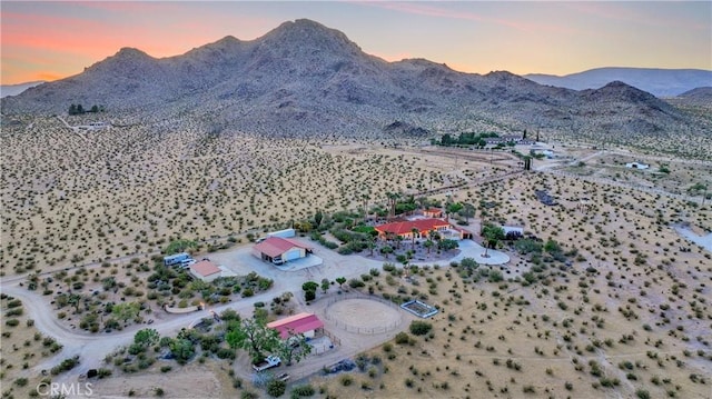 31024 Rabbit Springs Rd, Lucerne Valley, CA 92356 - aerial view of a mountainous background and a desert landscape