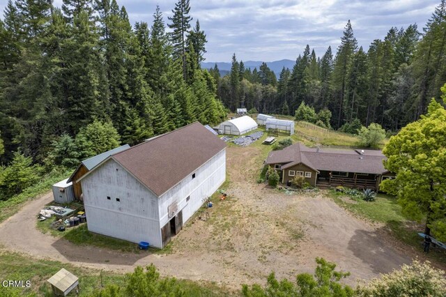 14480 Docker Hill Rd, Comptche, CA 95427 - aerial view of property and surrounding area with a forest