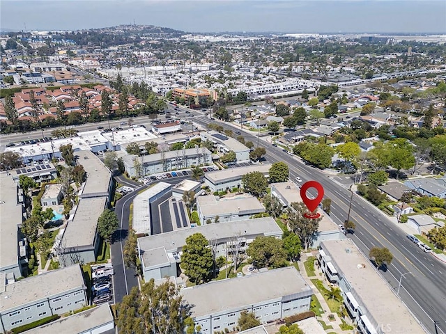 aerial view of property and surrounding area