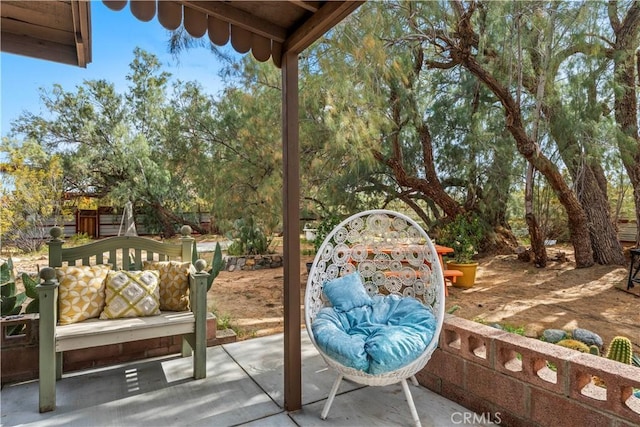 51609 Oregon Trl, Morongo Valley, CA 92256 - view of patio with an outdoor living space