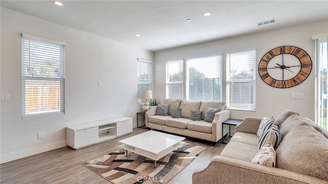 2030 Brentwood Pl, Claremont, CA 91711 - living room with light wood-type flooring, healthy amount of natural light, baseboards, and recessed lighting