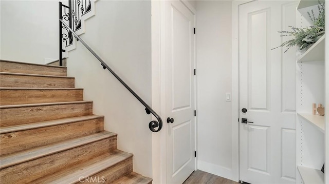 2030 Brentwood Pl, Claremont, CA 91711 - stairway with wood finished floors