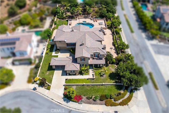 4448 St Cloud, Claremont, CA 91711 - view from above of property with a pool