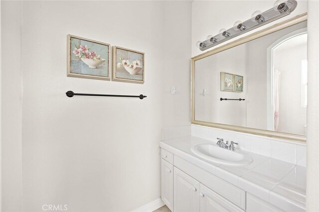 4448 St Cloud, Claremont, CA 91711 - bathroom featuring vanity and baseboards