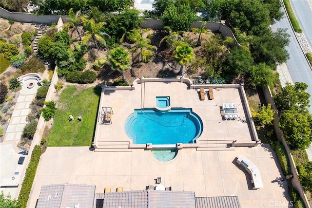 4448 St Cloud, Claremont, CA 91711 - bird's eye view of a pool