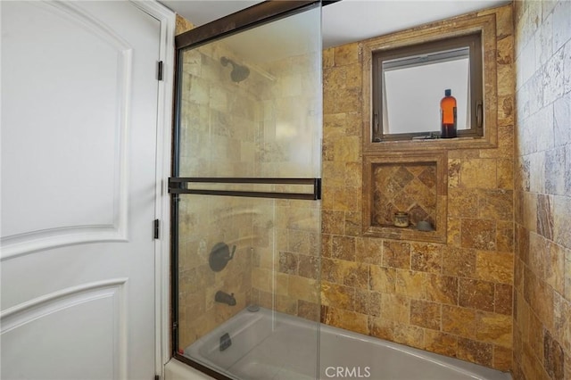 14702 Magnolia Blvd Unit 104, Sherman Oaks, CA 91403 - bathroom with combined bath / shower with glass door