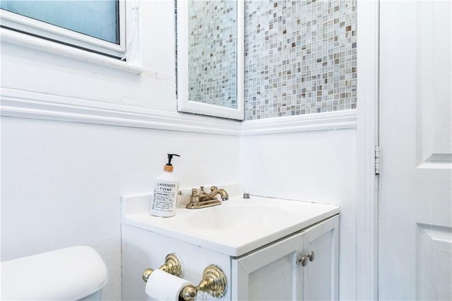 171 Brook St, San Luis Obispo, CA 93401 - half bathroom with vanity and toilet