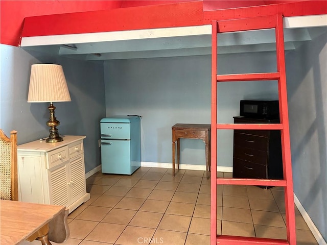 171 Brook St, San Luis Obispo, CA 93401 - unfurnished bedroom featuring fridge and tile patterned floors