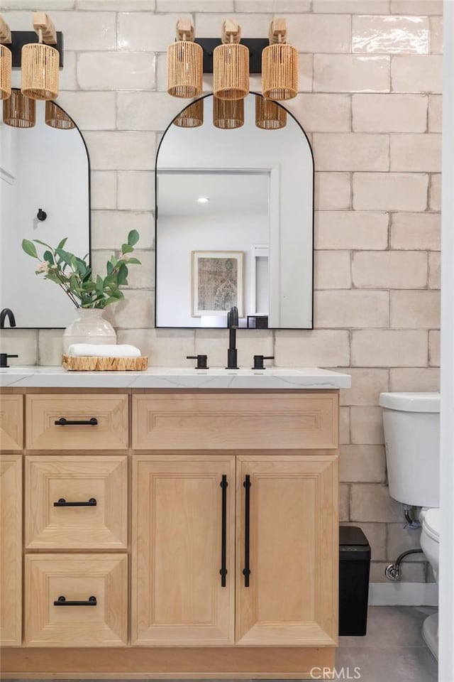 2506 E Roberta Dr, Orange, CA 92869 - bathroom with toilet and vanity