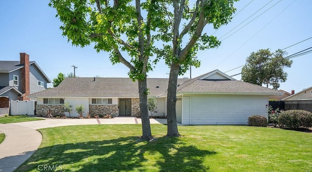 2506 E Roberta Dr, Orange, CA 92869 - ranch-style home with stone siding