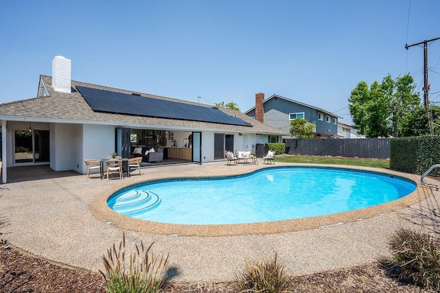 2506 E Roberta Dr, Orange, CA 92869 - view of pool featuring a patio area and a fenced backyard
