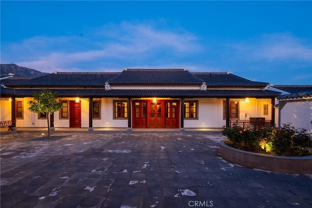 11 Deodar Ln, Bradbury, CA 91008 - view of front of home featuring a tile roof and uncovered parking
