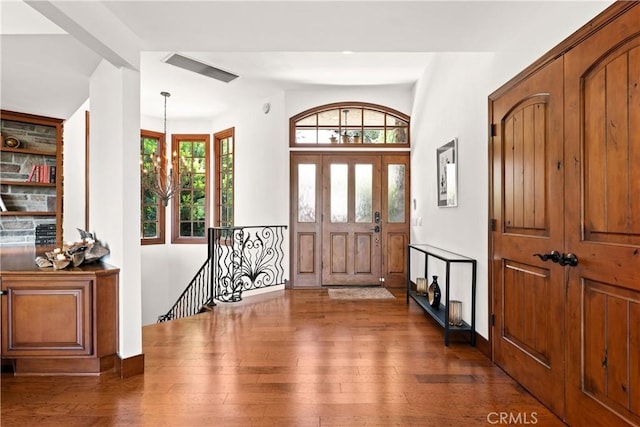 4117 Vanetta Pl, Studio City, CA 91604 - entryway with hardwood / wood-style floors