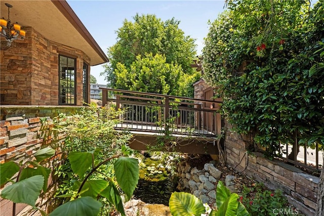 4117 Vanetta Pl, Studio City, CA 91604 - view of wooden deck