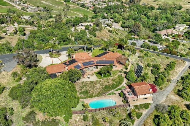 3149 Old Post Rd, Fallbrook, CA 92028 - aerial view of property's location featuring a pool area