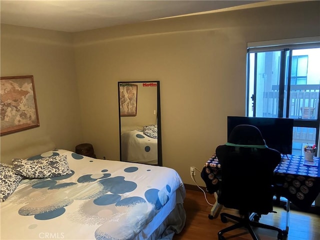 5327 Marina Pacifica Dr N Unit Key19, Long Beach, CA 90803 - bedroom with wood finished floors and an office area