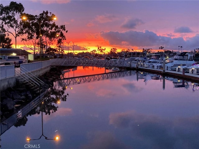 5327 Marina Pacifica Dr N Unit Key19, Long Beach, CA 90803 - water view featuring a notable bridge