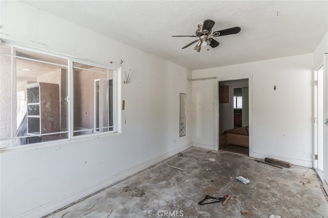 8975 Pumalo Rd, Lucerne Valley, CA 92356 - empty room with ceiling fan and baseboards