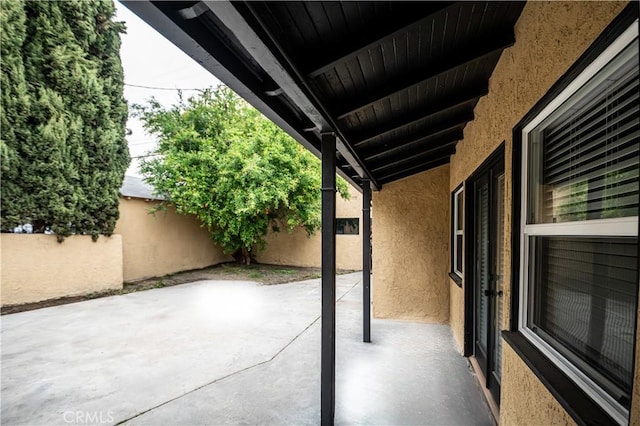 view of patio / terrace featuring a fenced backyard