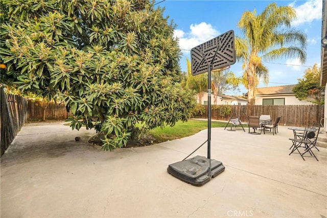 19119 Lemay St, Reseda, CA 91335 - view of patio / terrace featuring a fenced backyard and outdoor dining area