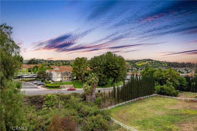 2819 Steeplechase Ln, Diamond Bar, CA 91765 - yard at dusk with fence