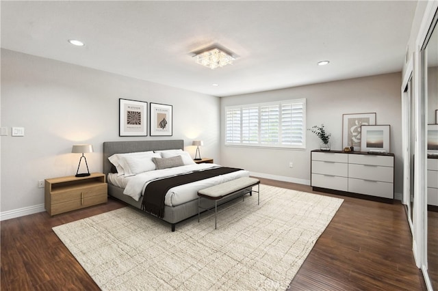 2819 Steeplechase Ln, Diamond Bar, CA 91765 - bedroom featuring dark wood finished floors and recessed lighting