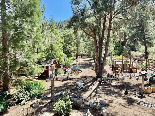 1900 Teton Way, Pine Mountain Club, CA 93222 - view of yard featuring a view of trees