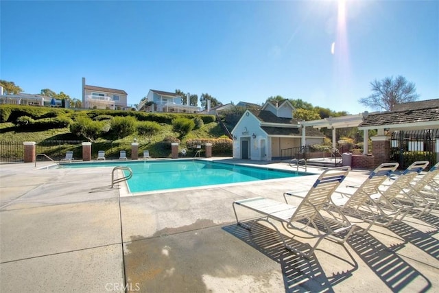 19 Rollins Pl, Laguna Niguel, CA 92677 - community pool with a patio, fence, and a pergola