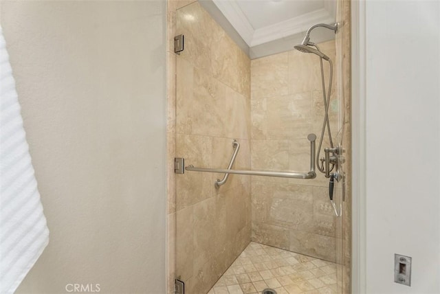 19 Rollins Pl, Laguna Niguel, CA 92677 - full bathroom with a stall shower and crown molding