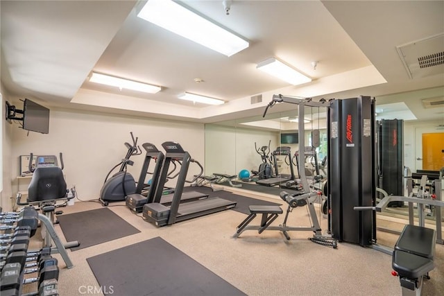 160 S Hudson Ave Unit 202, Pasadena, CA 91101 - exercise room featuring carpet flooring