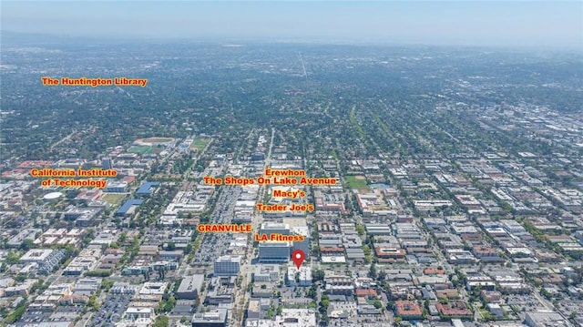 160 S Hudson Ave Unit 202, Pasadena, CA 91101 - drone / aerial view