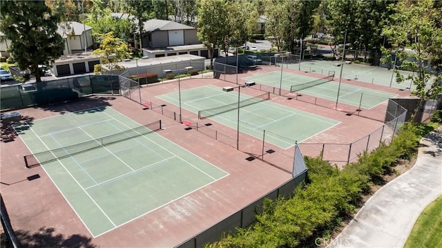 20702 El Toro Rd Unit 300, Lake Forest, CA 92630 - view of tennis court with fence