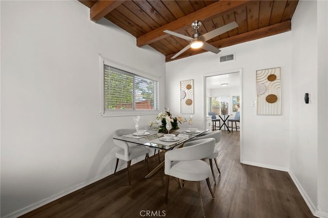 196 Coral View St, Monterey Park, CA 91755 - dining area with wooden ceiling, wood finished floors, baseboards, and a ceiling fan
