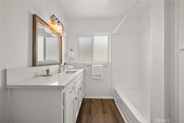 196 Coral View St, Monterey Park, CA 91755 - bathroom featuring wood finished floors and vanity