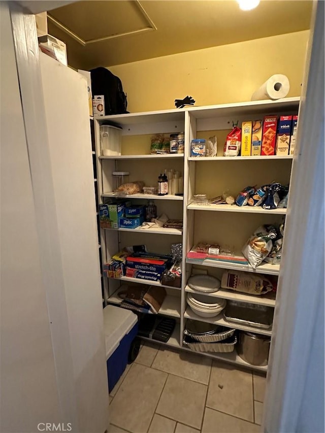 view of pantry