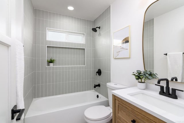 5157 Trinidad Way, San Diego, CA 92114 - bathroom featuring shower / washtub combination, toilet, and vanity