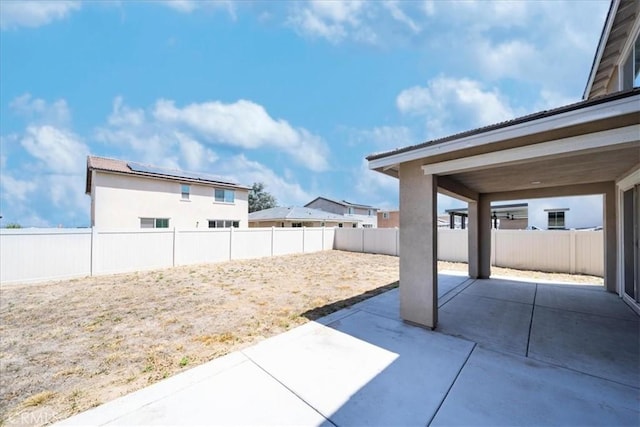 3409 Spring Wheat St, Perris, CA 92570 - fenced backyard featuring a patio area