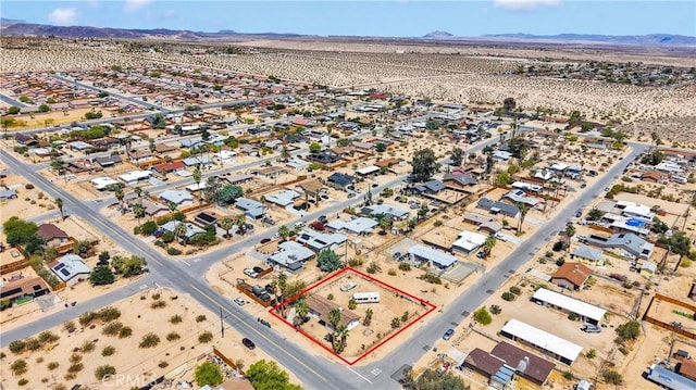 71854 El Paseo Dr Unit 29, Palms, CA 92277 - view of property location with a mountainous background, property boundaries highlighted, and a desert landscape