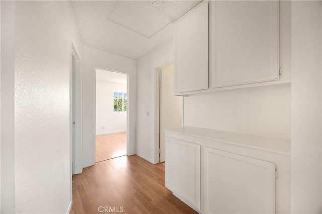 27559 Avenida Interno, Menifee, CA 92585 - hall with light wood finished floors and attic access