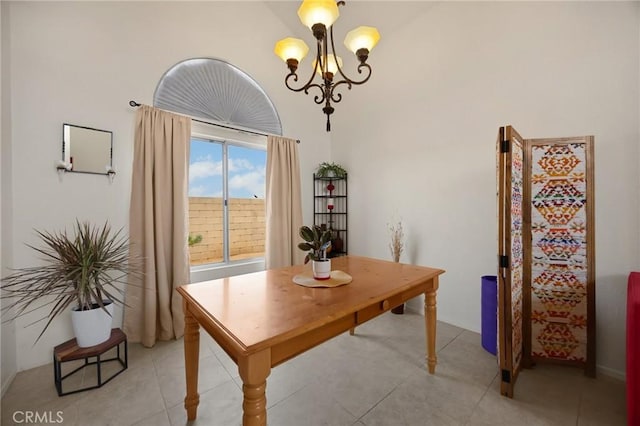 27559 Avenida Interno, Menifee, CA 92585 - dining area with a chandelier