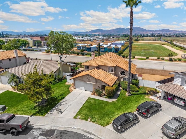 27559 Avenida Interno, Menifee, CA 92585 - aerial view of residential area featuring a mountainous background
