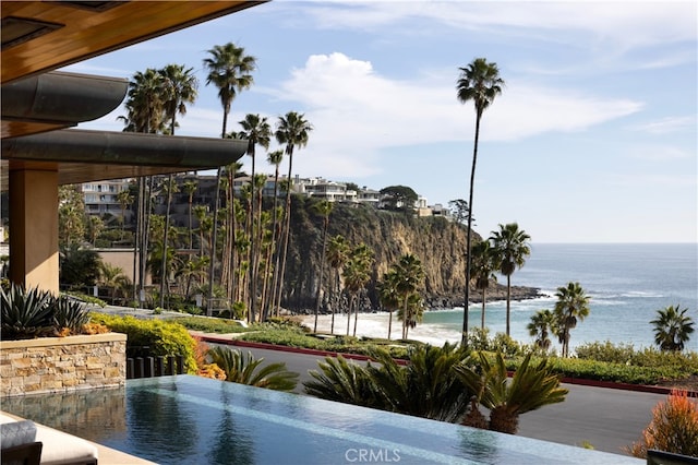2526 Riviera Dr, Laguna Beach, CA 92651 - view of yard with a water view
