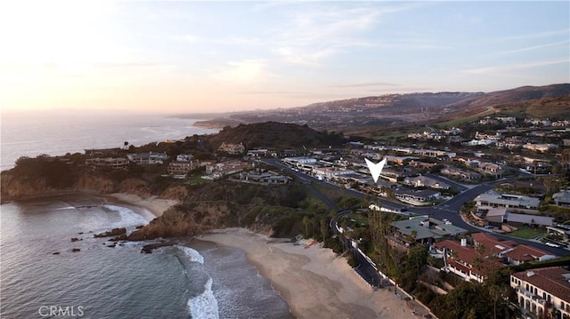2526 Riviera Dr, Laguna Beach, CA 92651 - aerial view at dusk of a water and mountain view