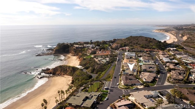 2526 Riviera Dr, Laguna Beach, CA 92651 - aerial view of property's location featuring unending shoreline and nearby suburban area