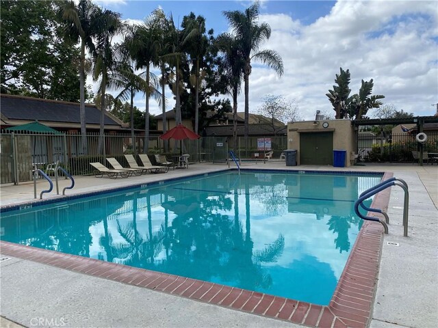 1740 Silver Maple Dr, La Habra, CA 90631 - community pool with fence and a patio