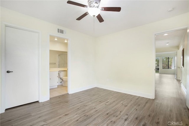 611 Colonial Cir, Fullerton, CA 92835 - spare room featuring wood finished floors, ceiling fan, baseboards, and recessed lighting