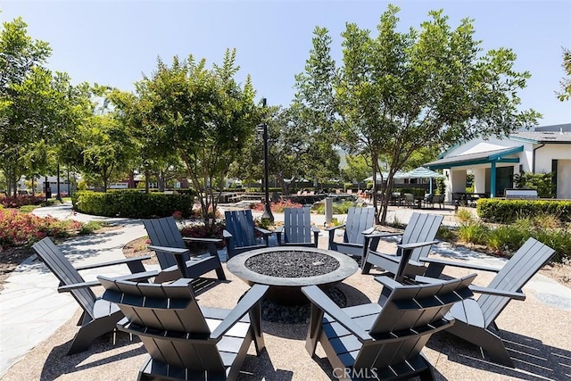 204 Alienta Ln, Rancho Mission Viejo, CA 92694 - view of patio featuring a fire pit