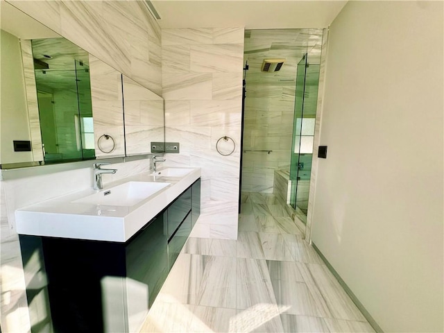 1873 S Los Robles Ave, San Marino, CA 91108 - full bath featuring a stall shower and double vanity